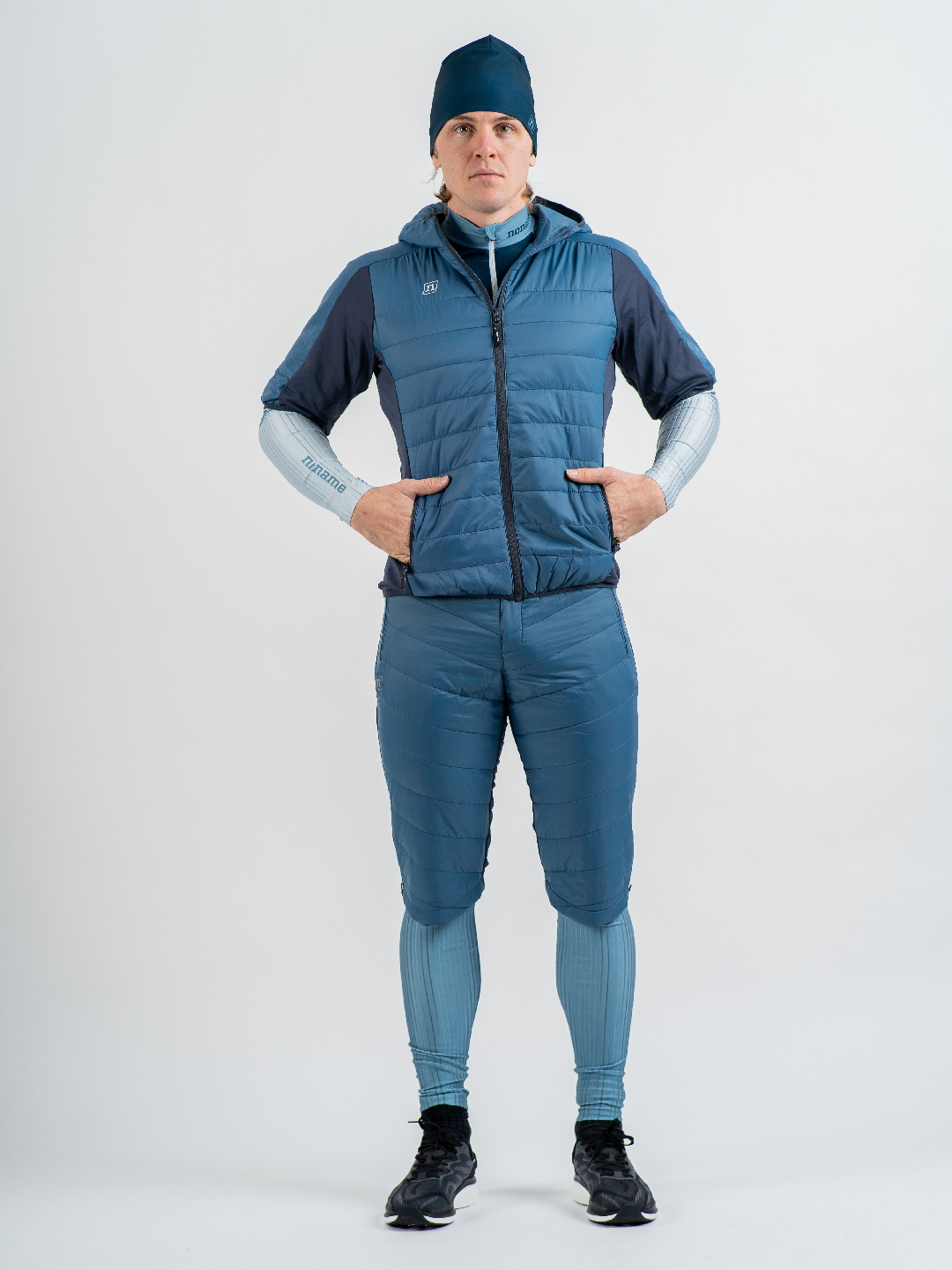 2001800-0001 Шорты утепленные муж. NONAME SKI SHORTS 24 UX, цв. синий-темн.синий 