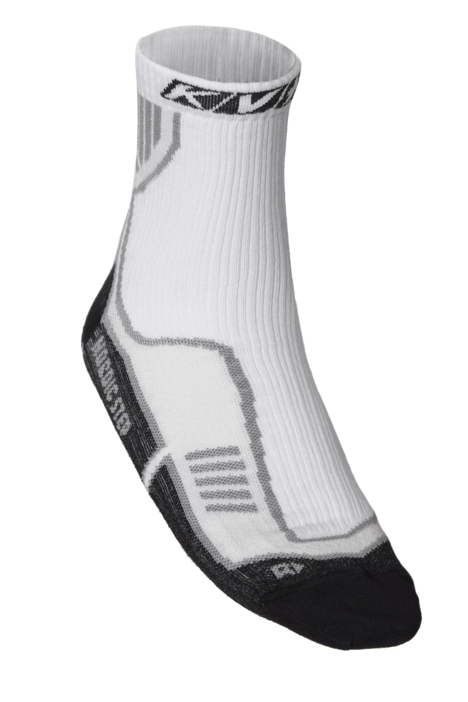 25U23.0 Носки термо унисекс KV+ Socks Summer Step, средняя посадка, цв. белый-черный