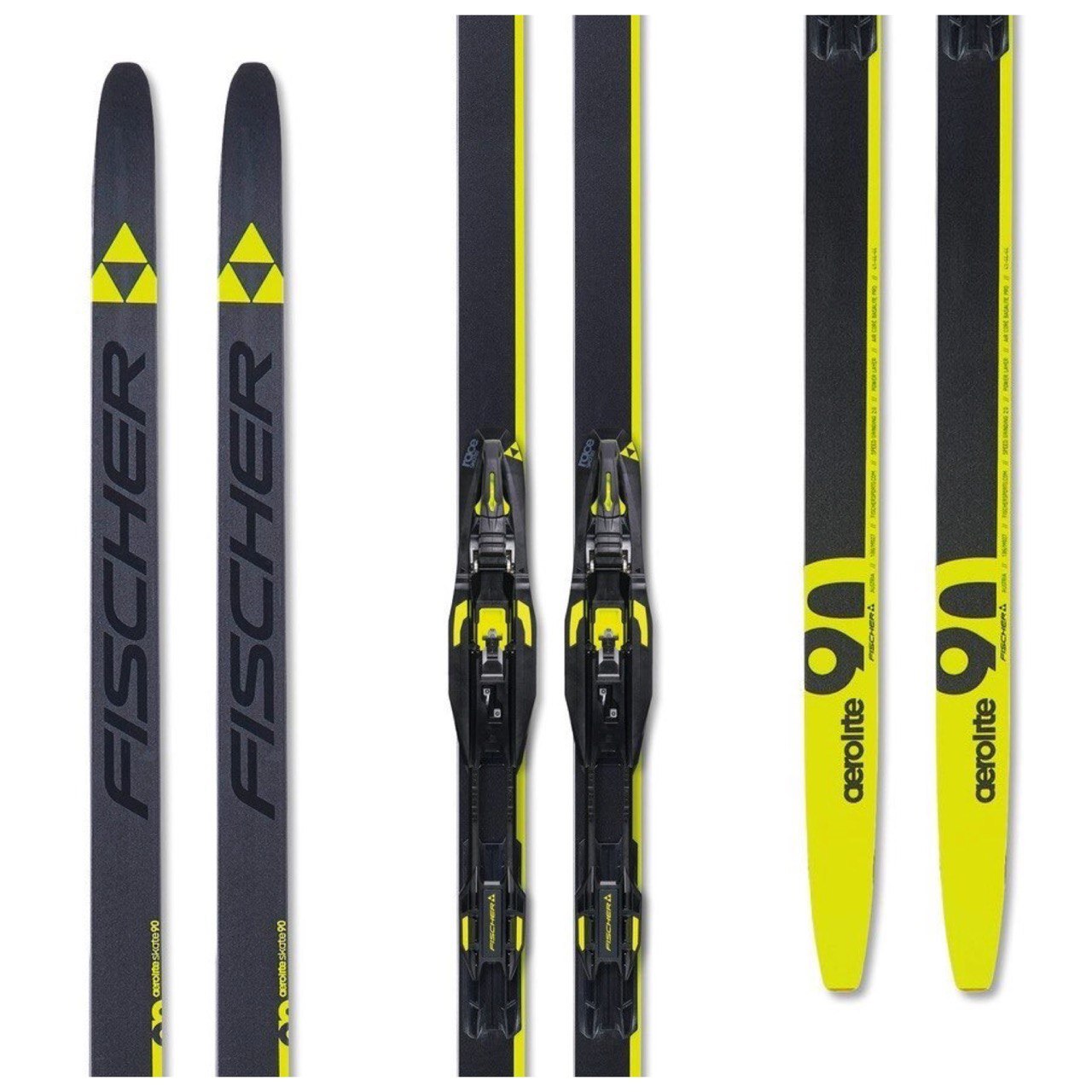 N22523V Лыжи беговые FISCHER Skate AEROLITE 90 MEDIUM IFP