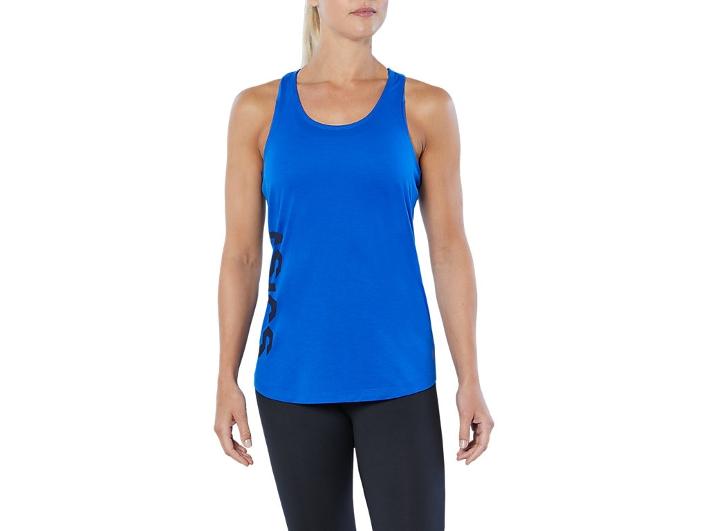 155236/436 Майка жен. ASICS  Esnt Gpx Tank Top, цв. синий