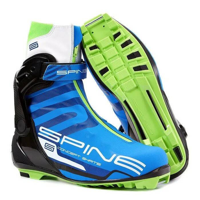 297/1 Лыжные ботинки унисекс SPINE Skate, система NNN Concept Pro, цв. синий