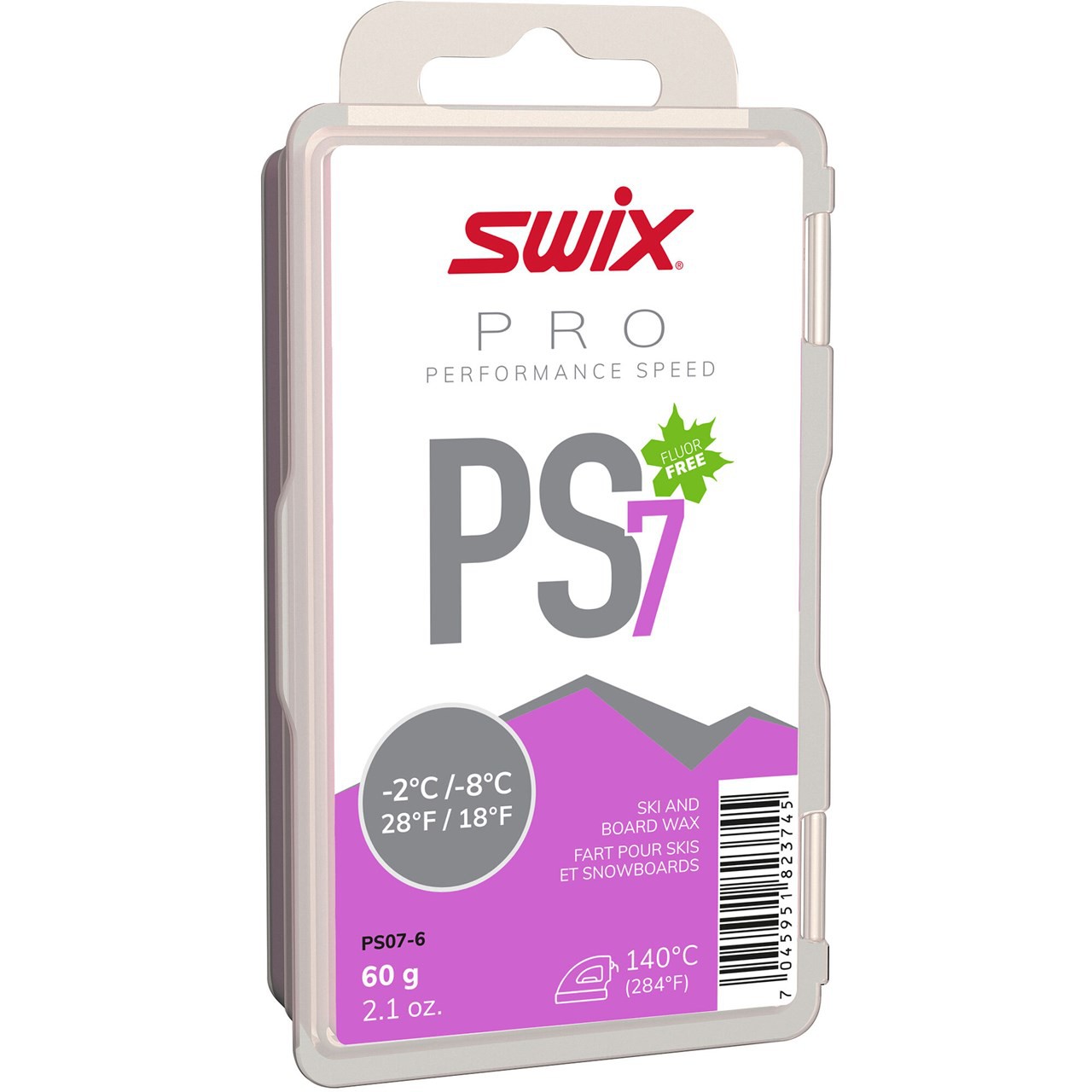 PS07-6 Парафин SWIX PS7 (-2/-8) VIOLET р.60 гр