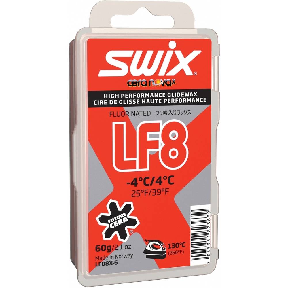LF08X-6 Парафин (мазь скольжения) SWIX (+4....-4) RED 60 гр
