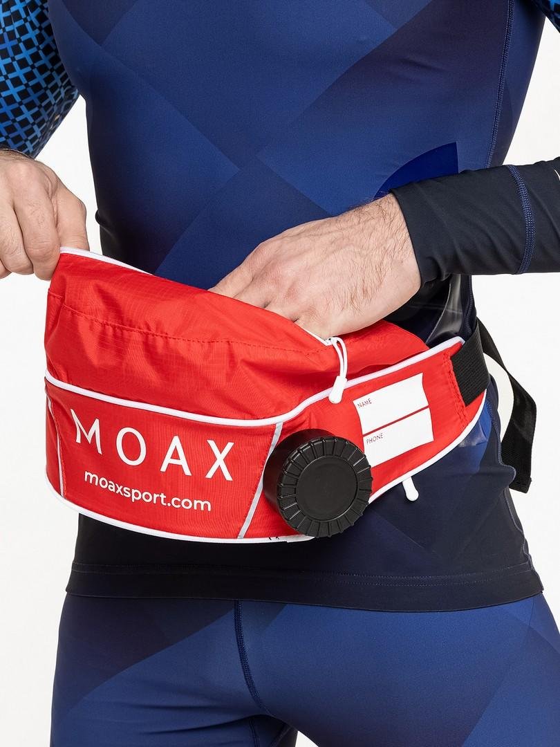R302-90000 Подсумок на пояс с термобаком MOAX Race Cup, ёмкость 1 L, цв. красный