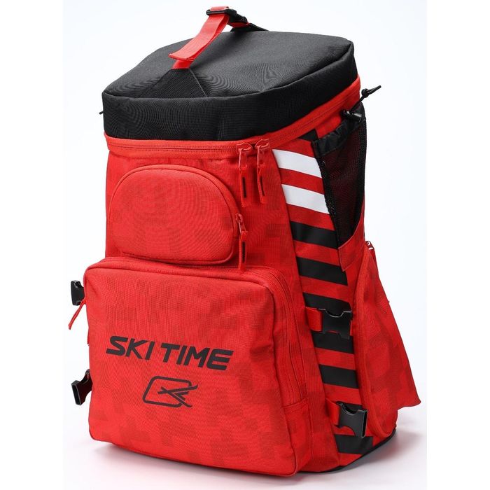 R40012 Рюкзак SKI TIME Sphere с 2-мя отделениеями для обуви, р. 45 L, цв. красный-черный