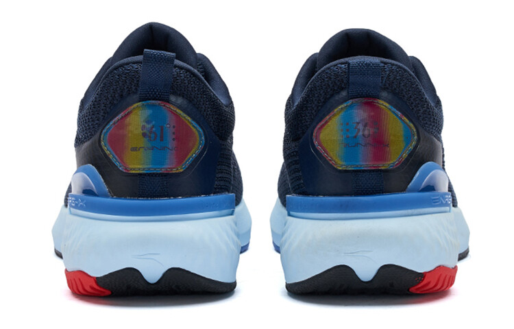 W572212219-5 Кроссовки муж. 361 Cushioning Running, цв. черно-синий