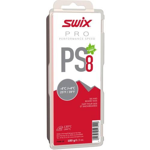 PS08-90 Парафин SWIX (-4/+4) RED р.180гр.