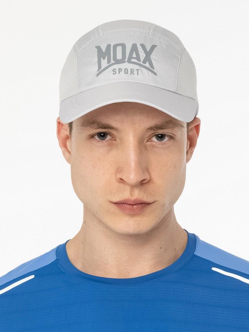 24102M-30360 Кепка унисекс MOAX Core, р. б-р, цв. светло-серый