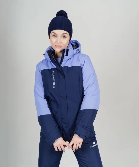 NSW836090 Куртка утепленная NORDSKI Mount 2.0 Dark Blue/Lavender