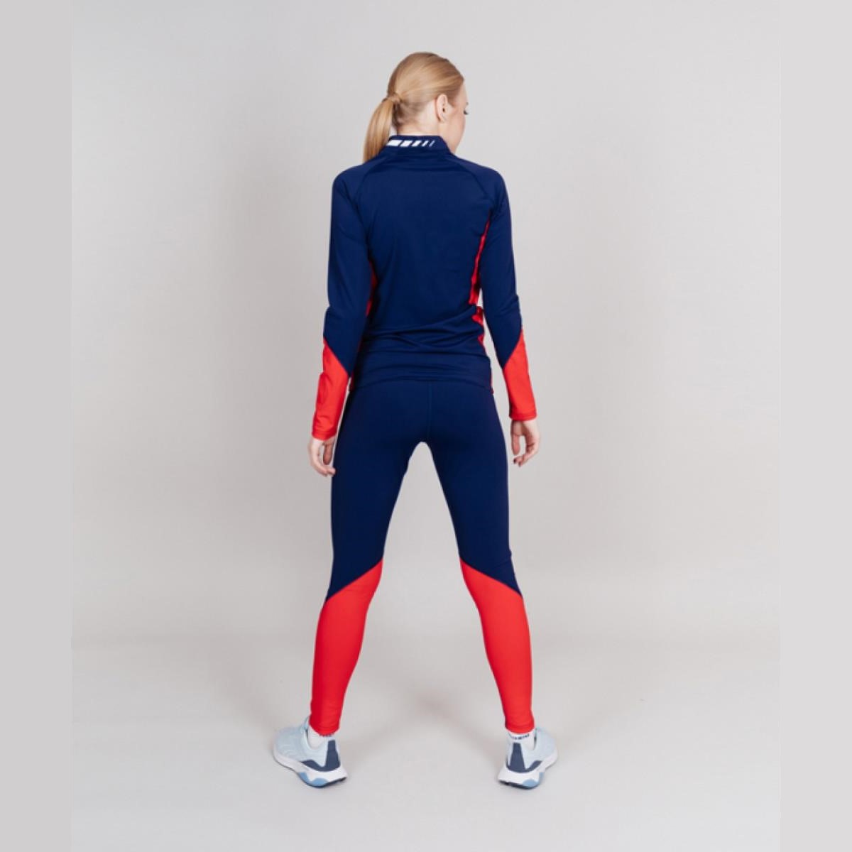 NSV433710 Комбинезон NordSki Base Dark Blue/Red