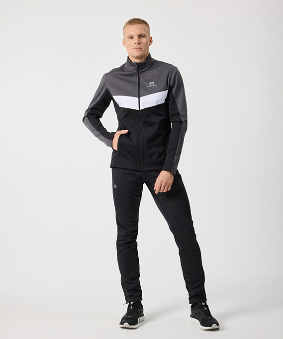 NSM815202 Костюм разминочный NordSki Base Grey/Black