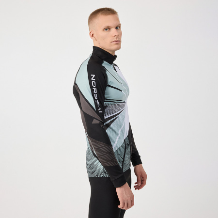 NSV677906 Гоночный костюм унисекс NordskiJr Heat, цв. Black/Ice Mint