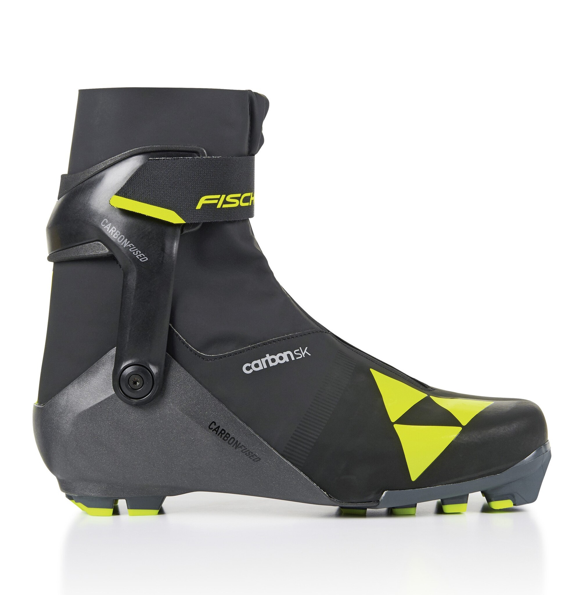 S15024 Лыжные ботинки унисекс FISCHER Skate, система NNN Carbon, цв.черный (39 (24.5 см))