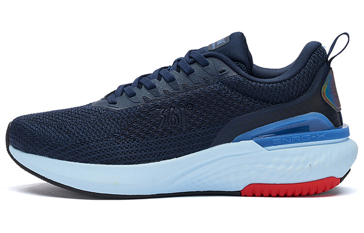 W572212219-5 Кроссовки муж. 361 Cushioning Running, цв. черно-синий