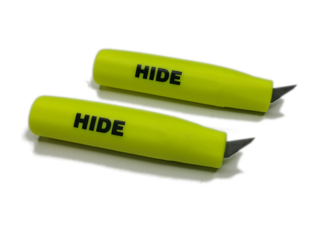 RTH01-09 Наконечники (опоры) лыжероллерных палок HIDE, р. 9 мм, цв. салатовый
