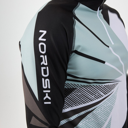 NSV677906 Гоночный костюм унисекс NordskiJr Heat, цв. Black/Ice Mint