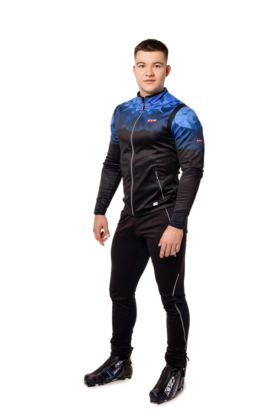 22V104.12 Куртка муж. KV+ TORNADO black/blue