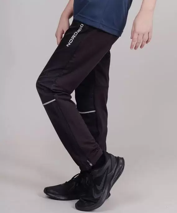 NSJ1128100 Брюки дет. NORDSKI Run 2.0, цв. черный 