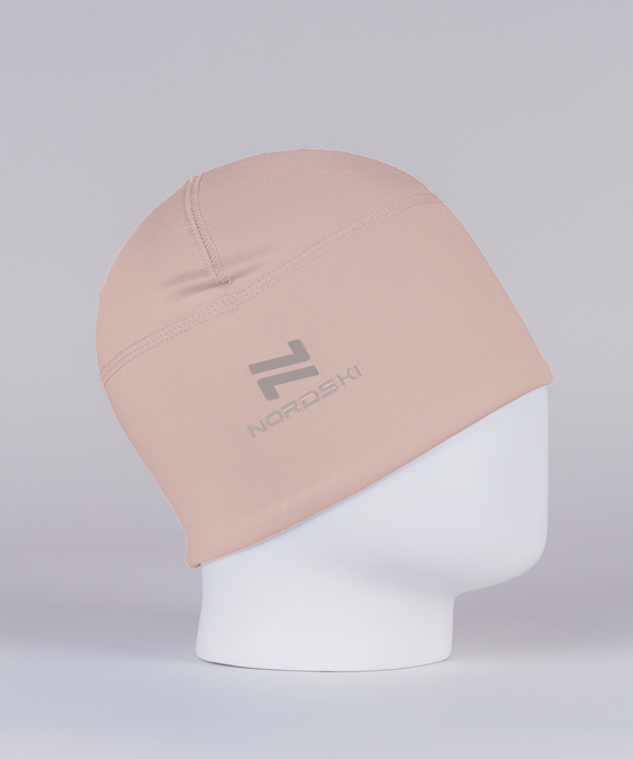 NSJ238318 Шапка тренировочная детс. NORDSK Warm, цв. кораловый