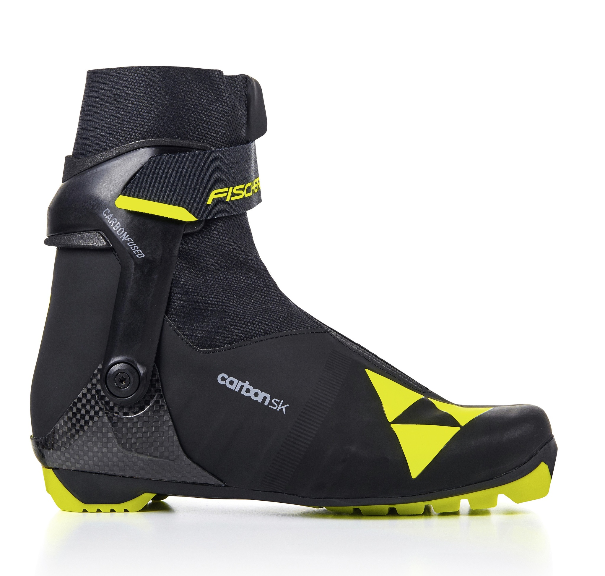 S15022 Лыжные ботинки унисекс FISCHER Skate, система NNN Carbon, цв. черный (38 (24 см))