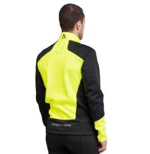 GR8115-103 Куртка муж. FISCHER Softshell Warm black/lime