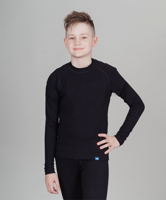 NSJ364100 Комплект термобелья дет. NordSki Jr Warm black 