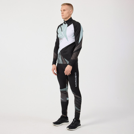 NSV677906 Гоночный костюм унисекс NordskiJr Heat, цв. Black/Ice Mint