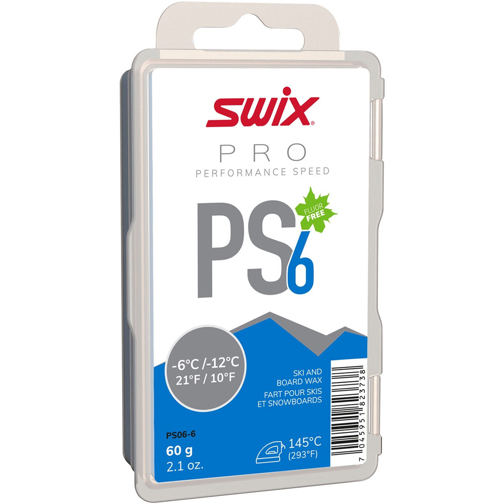 PS06-6 Парафин SWIX (-6/-12) BLUE р.60 гр