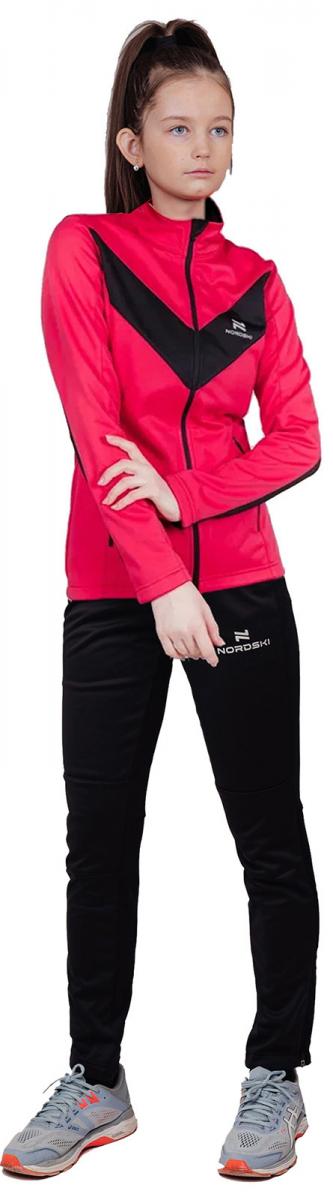 NSJ817951 Костюм разминочный дет. NordSki Base Pink/Black