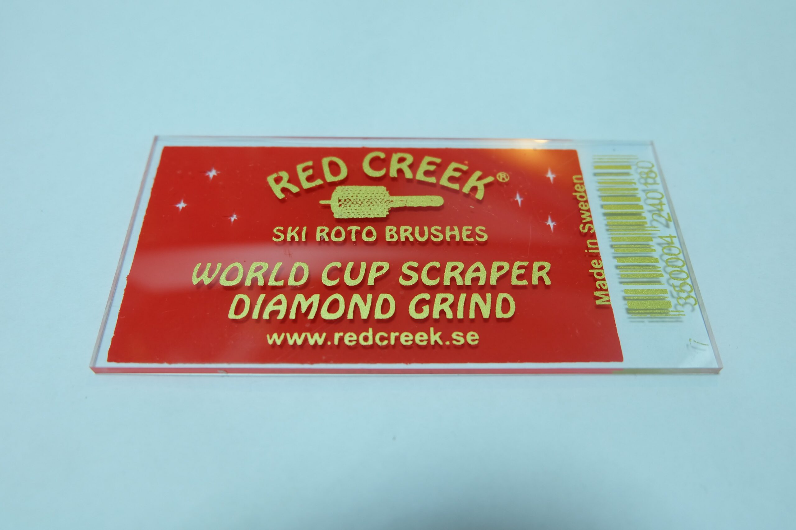 026 Сребок с алмазной заточкой CREEK DIAMOND 3мм, цв. красный