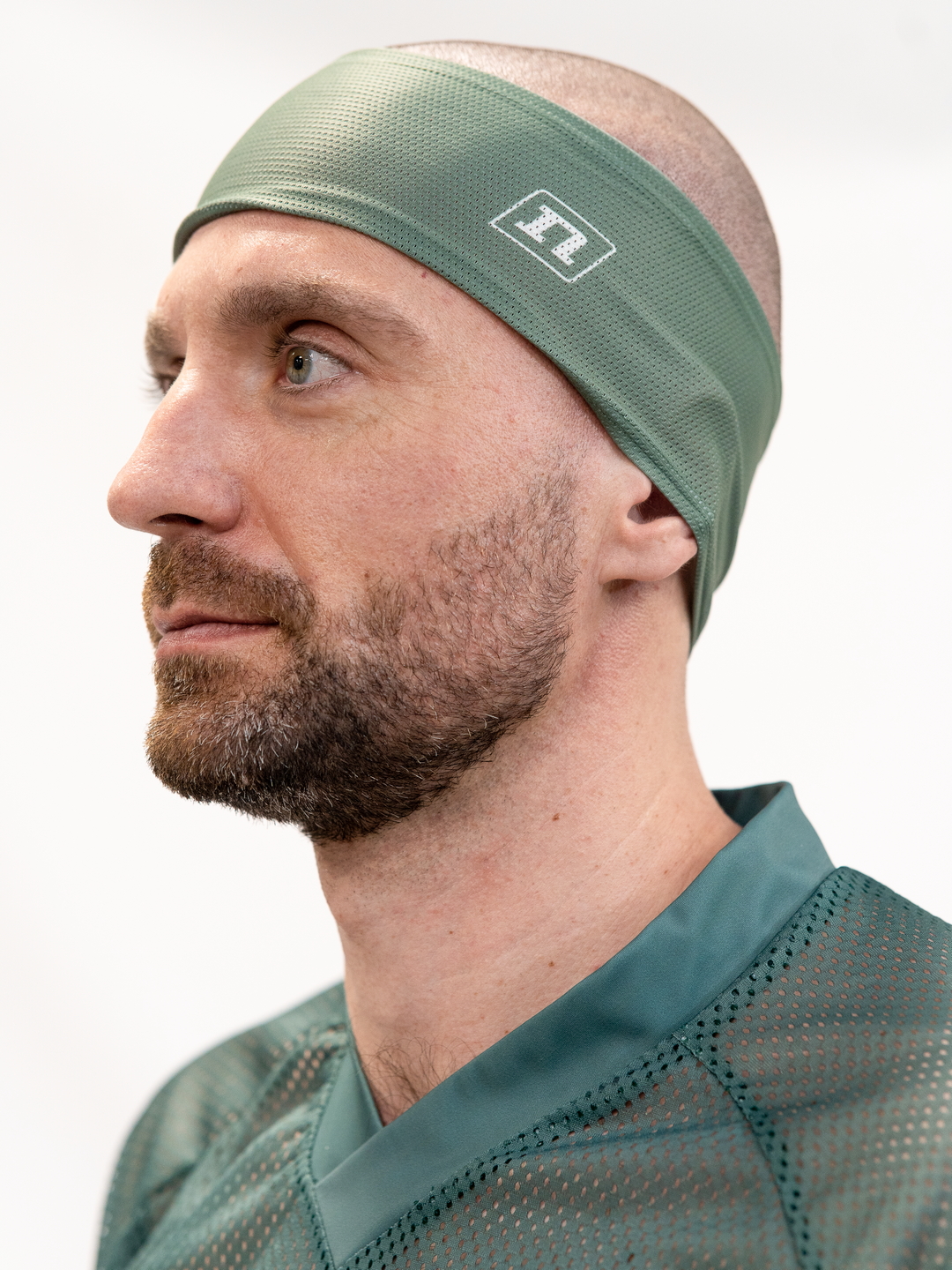 6000292-16RB Повязка унисекс NONAME Performance Headband 24, цв. зеленая