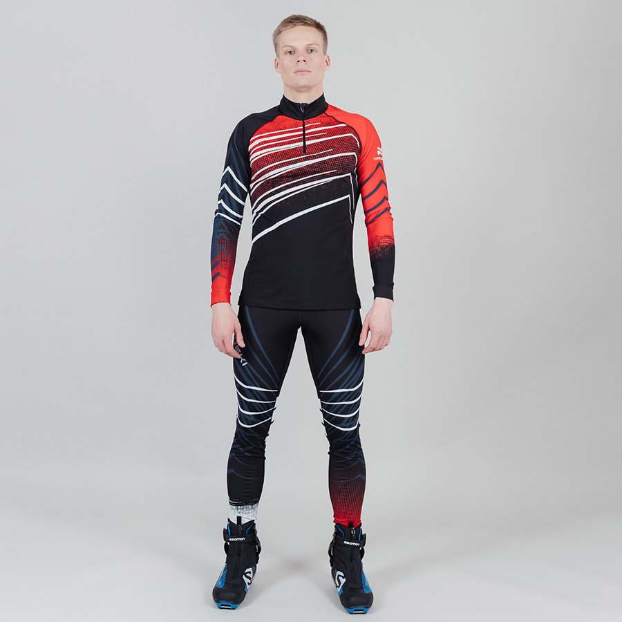 NSV490190 Комбинезон NordSki Pro black/red