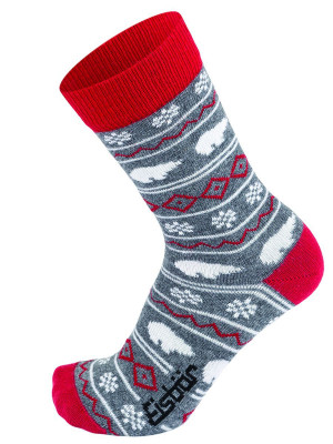 12916-2251J85 Носки (набор подарочный 2 пар.) унисекс EISBAR Lifestyle Jacquard, высокая посадка, цв