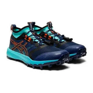 1012A481-400 Кроссовки жен. ASICS GEL-FudjiTrabuco PRO, цв. сине-оранжевый