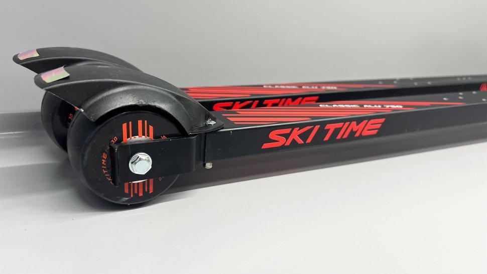 22377 Лыжероллеры SKI TIME Classic Ski roller Alu L 750mm, 70*50 резина медленные колеса №3