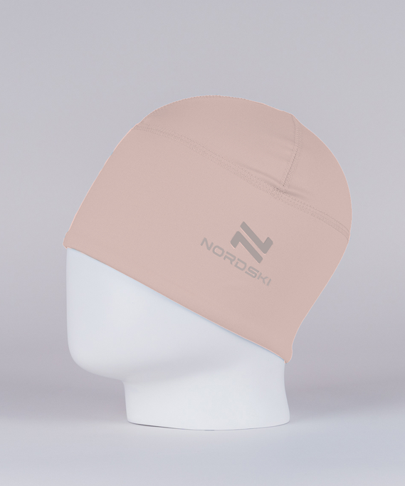 NSJ238318 Шапка тренировочная детс. NORDSK Warm, цв. кораловый