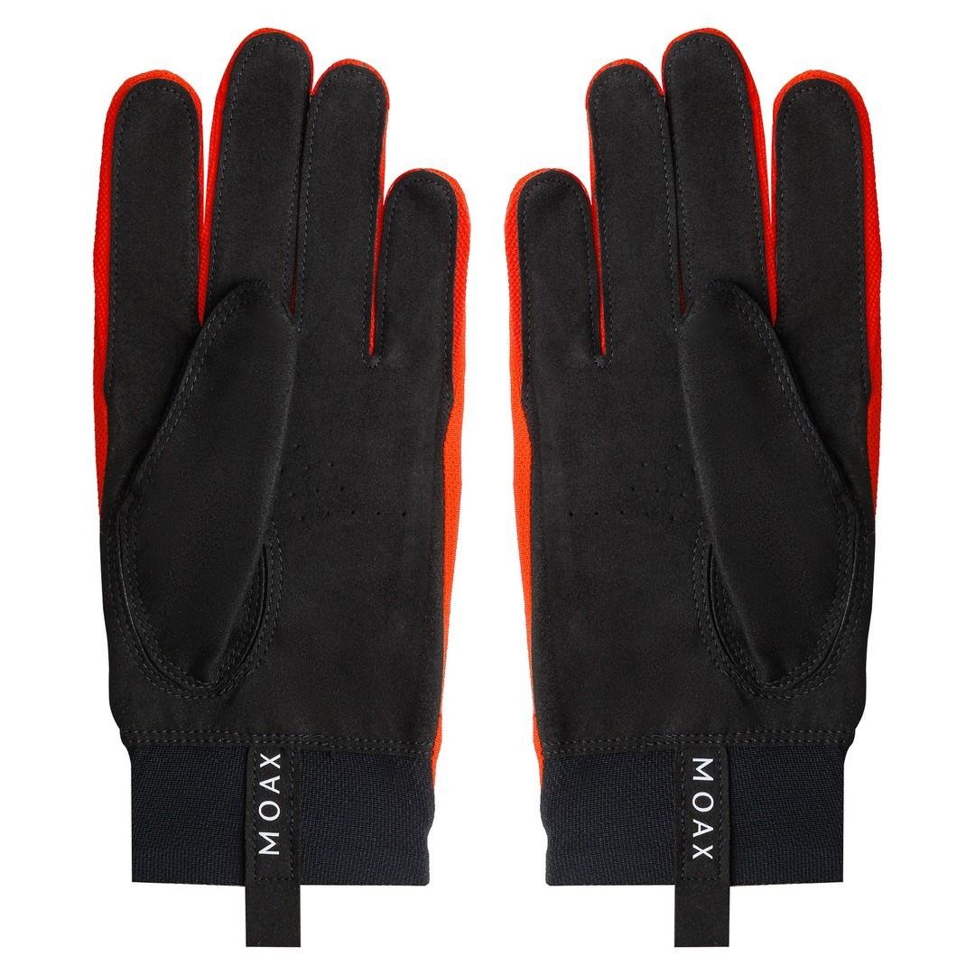 M0342-99990 Перчатки лыжероллерные унисекс MOAX Air mesh, цв. красный-черный