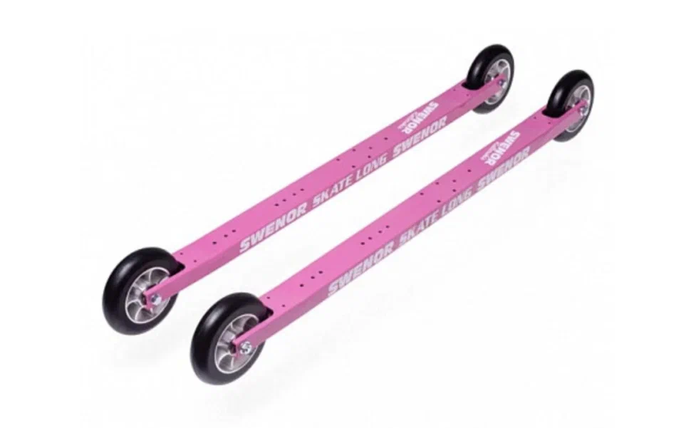 065-000-3-C Лыжероллеры SWENOR Skate Edition, L 580mm, колеса100*24 Alu резина медленн №3,цв.розовый