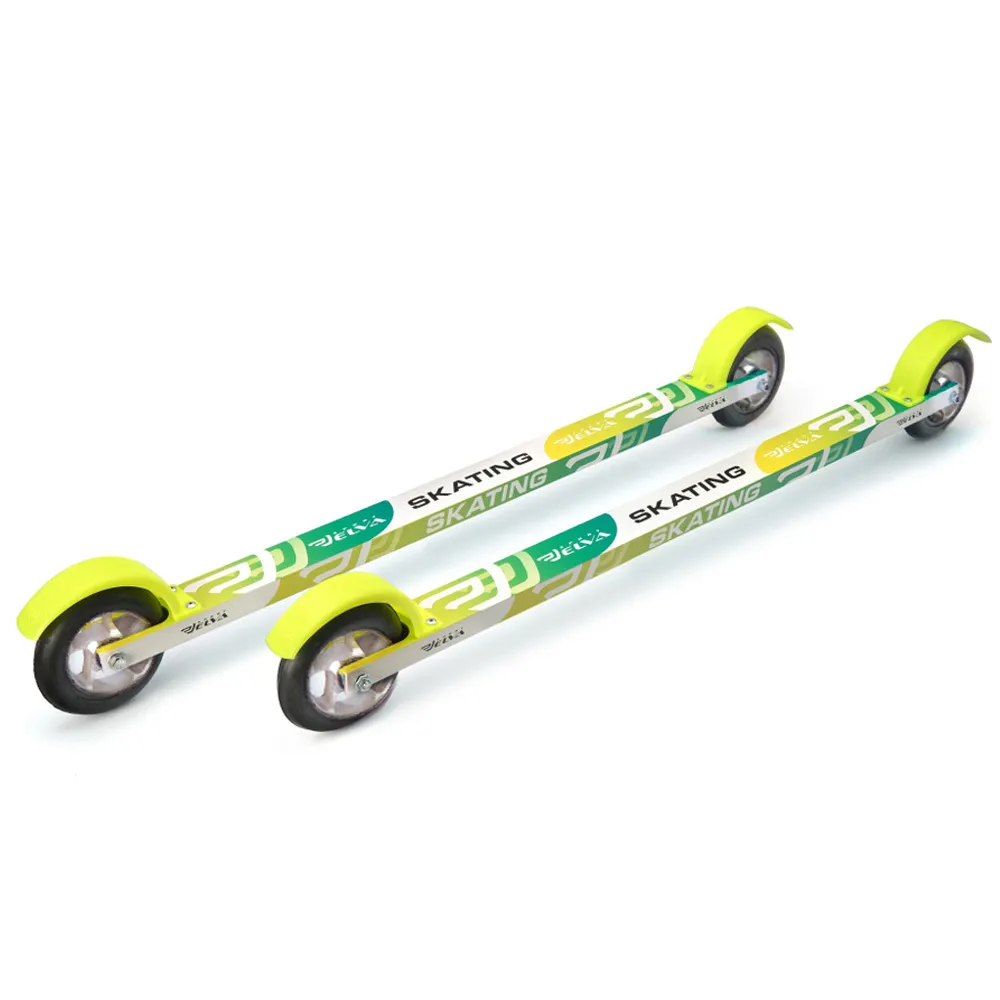 SK680R ALU Лыжероллеры ELVA Skate, удлиненные L 680R mm, 100*24 каучук алюм.диск