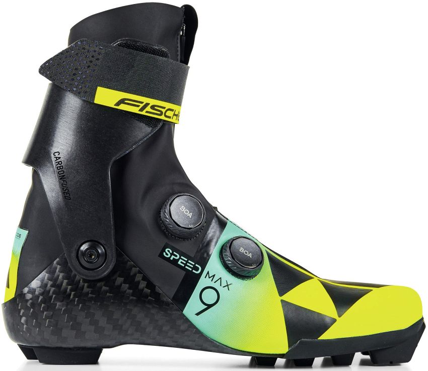 S04325 Лыжные ботинки унисекс FISCHER Skate, система NNN SpeedMax 9 RL BOA, цв.черный