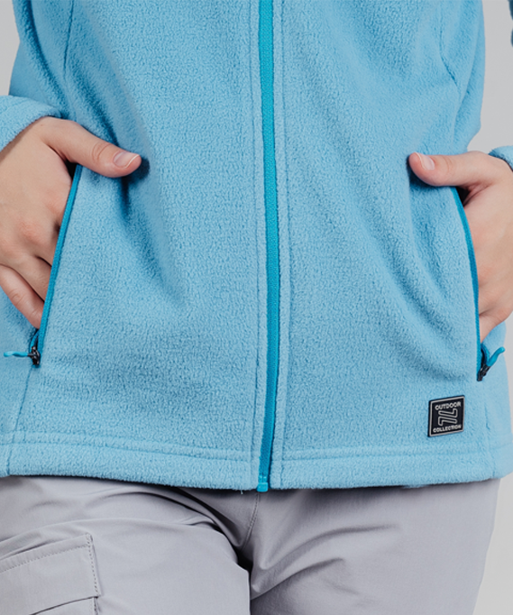 NSW579123 Толстовка жен. NORDSKI Fleece Dolphin, цв. голубой