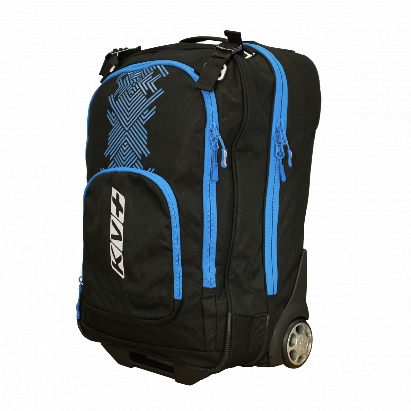 20D13.12 Рюкзак на колесах KV+ Trolley case р. 40 л., цв. черный-синий