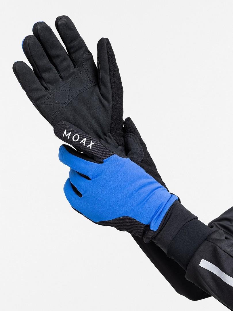M0791-80020 Перчатки унисекс MOAX Touring, цв. синий-черный