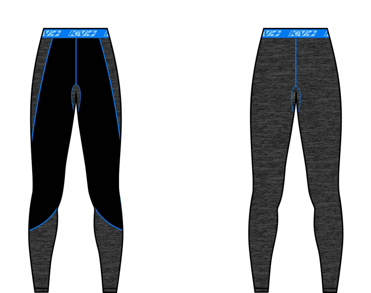 21U124.1 Кальсоны жен. KV+ JULIER woman pants pro-wind-tech, цв. черный
