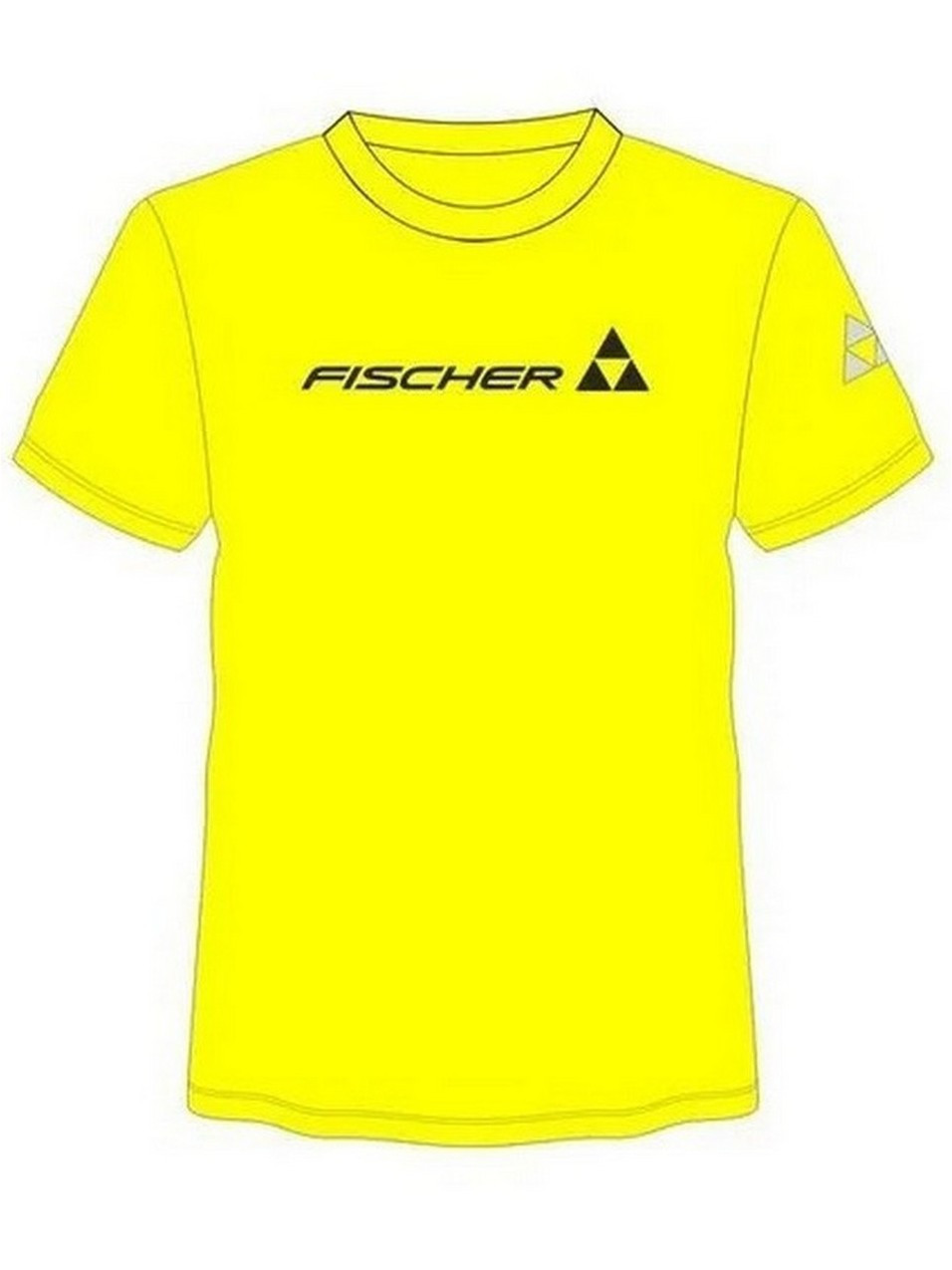 GR8134-301 Футболка FISCHER Logo, цв. неоновый