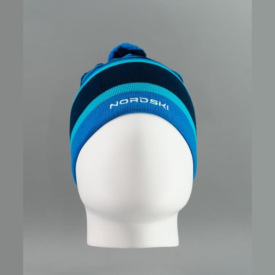 NSV473702 Шапка унисекс NORDSKI Bright Rus, цв. синий-голубой