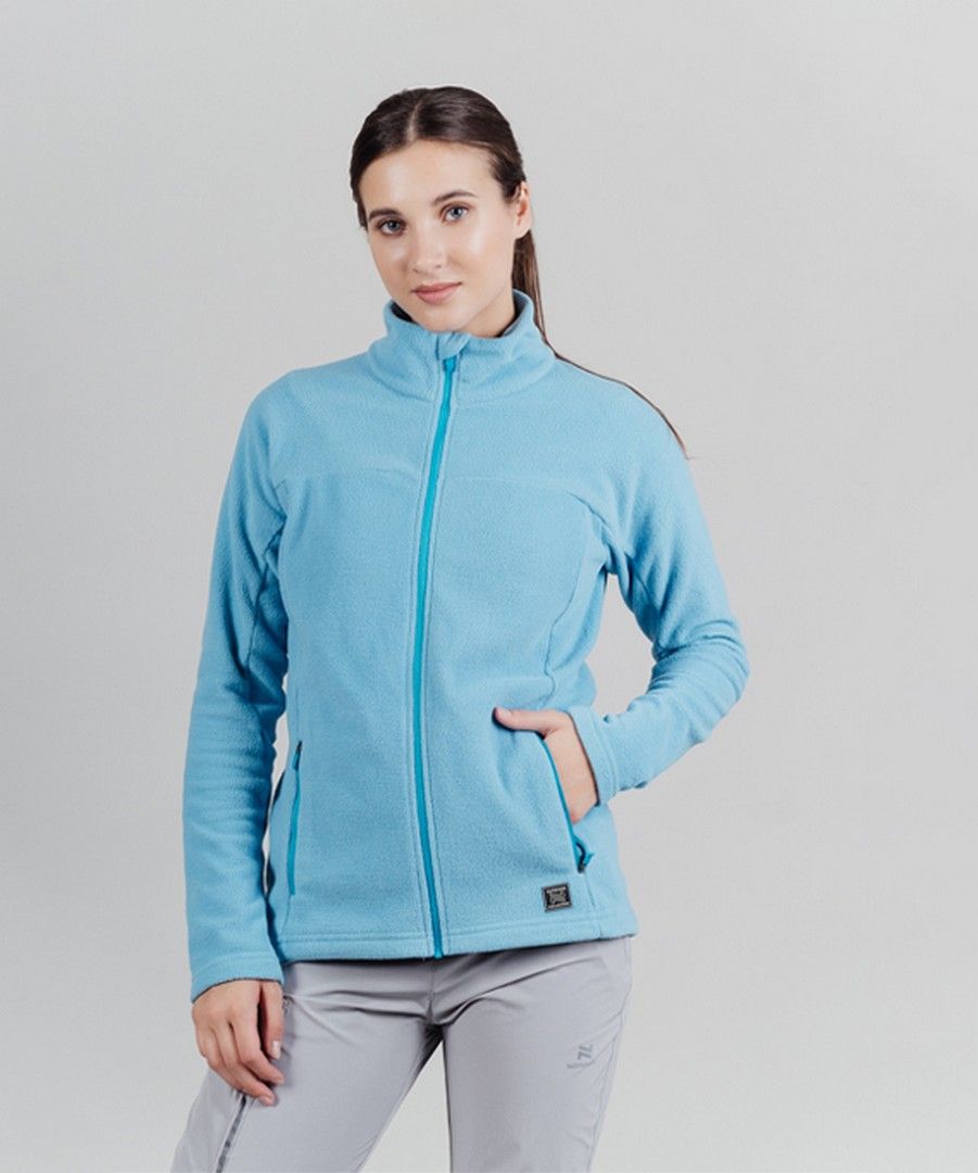 NSW579123 Толстовка жен. NORDSKI Fleece Dolphin, цв. голубой