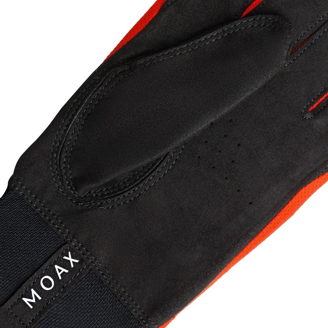 M0342-99990 Перчатки лыжероллерные унисекс MOAX Air mesh, цв. красный-черный