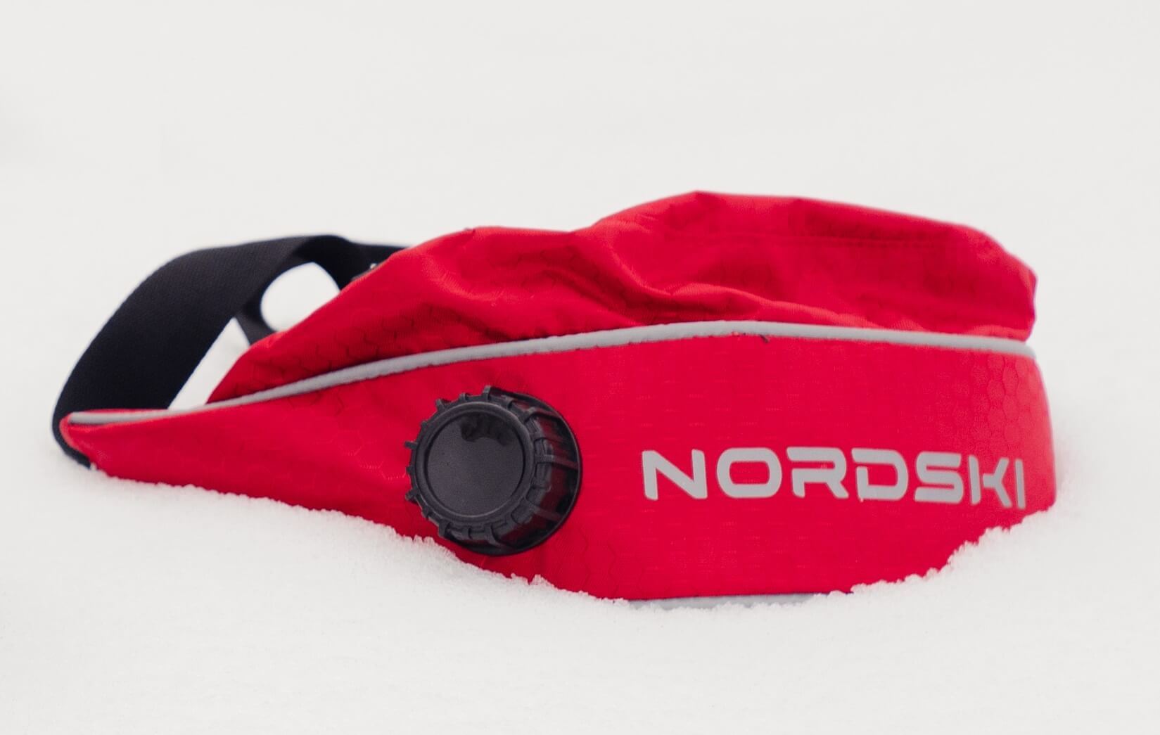 NSV333970 Подсумок на пояс с термобаком NORDSKI PRO, ёмкость 0,9 L, цв. красный
