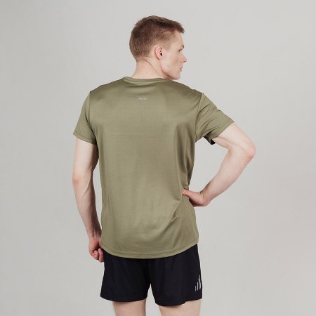 NSM422425 Футболка муж. NORDSKI Run, цв. оливковый